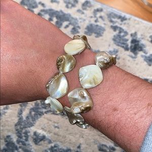 Two shell bracelets